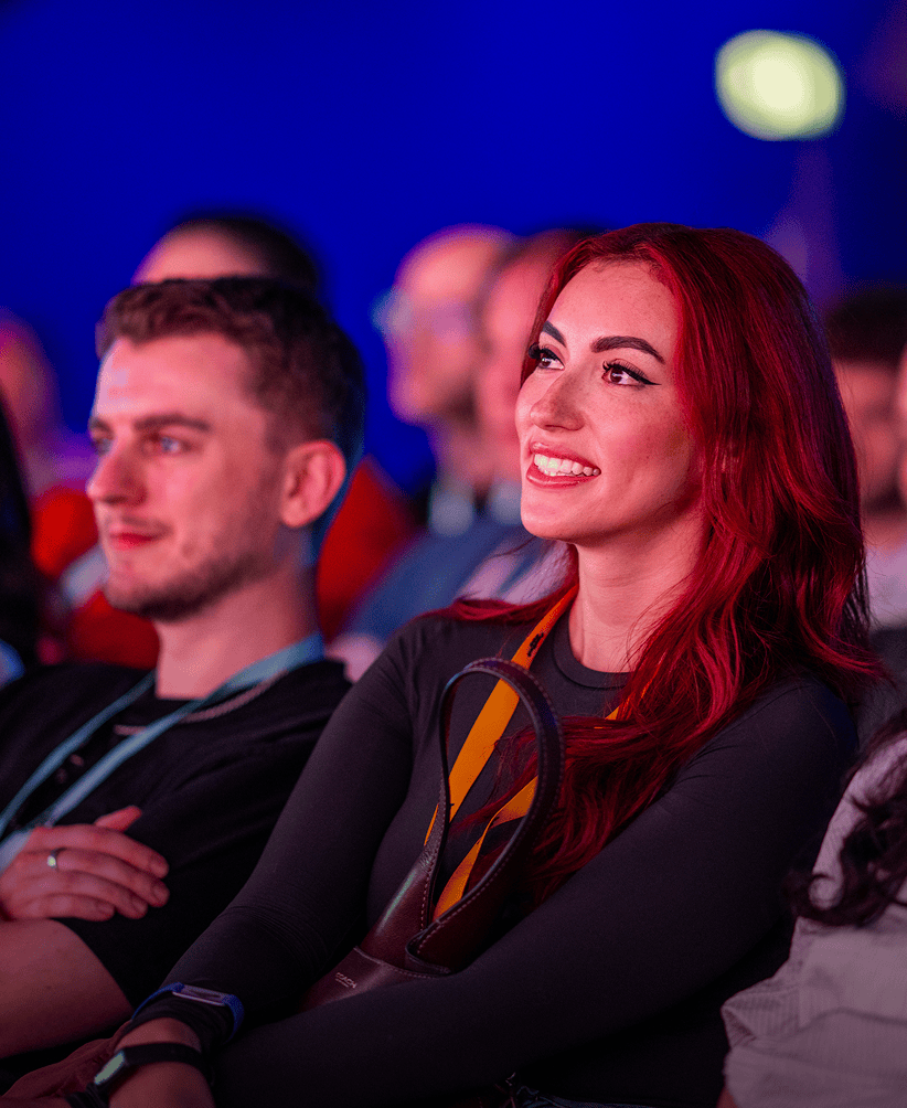 Glitch Theatre audience during a live show